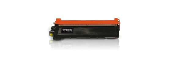 Brother yellow compatible laser toner cartridge. TN-210Y